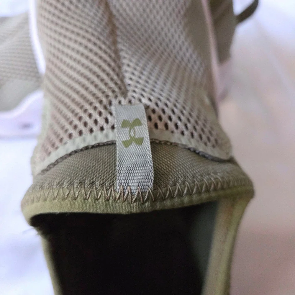 Under Armour Micro G Kilchis 10.5 Men Fishing Water Shoes Olive 3024944-100